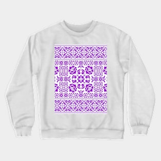 Palestinian embroidery Pattern Crewneck Sweatshirt